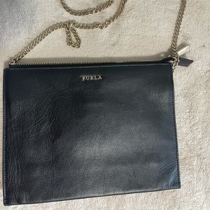 Like New! Black Furla crossbody bag